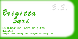 brigitta sari business card