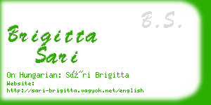 brigitta sari business card